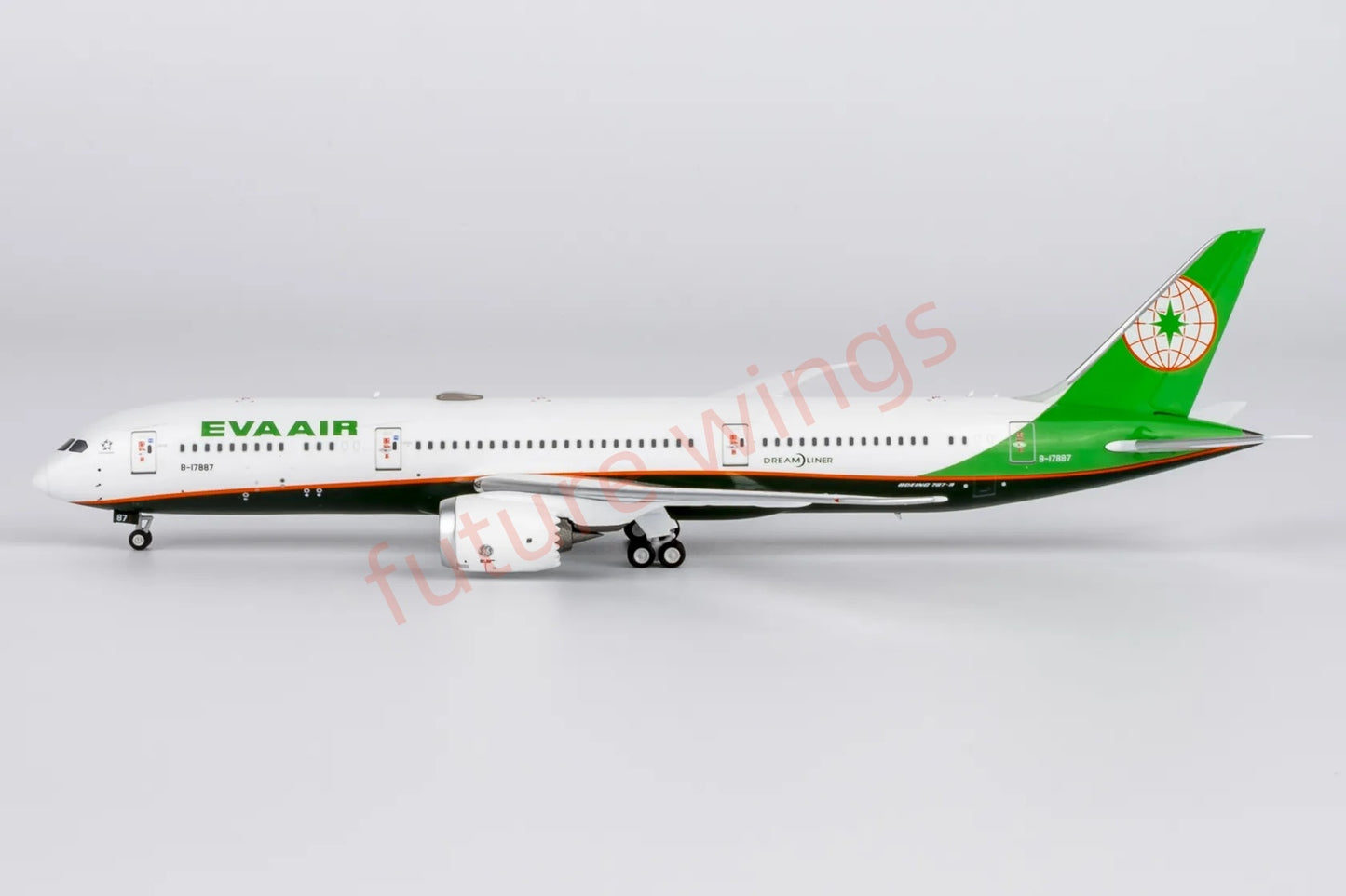 1:400 NG Models NG55141 EVA Air B787-9 B-17887 Aircraft Model+Free Tractor