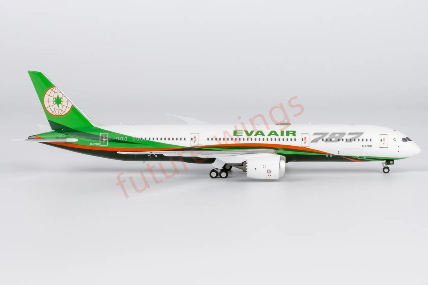 1:400 NG Models NG55142 EVA Air B787-9 B-17881 Aircraft Model+Free Tractor
