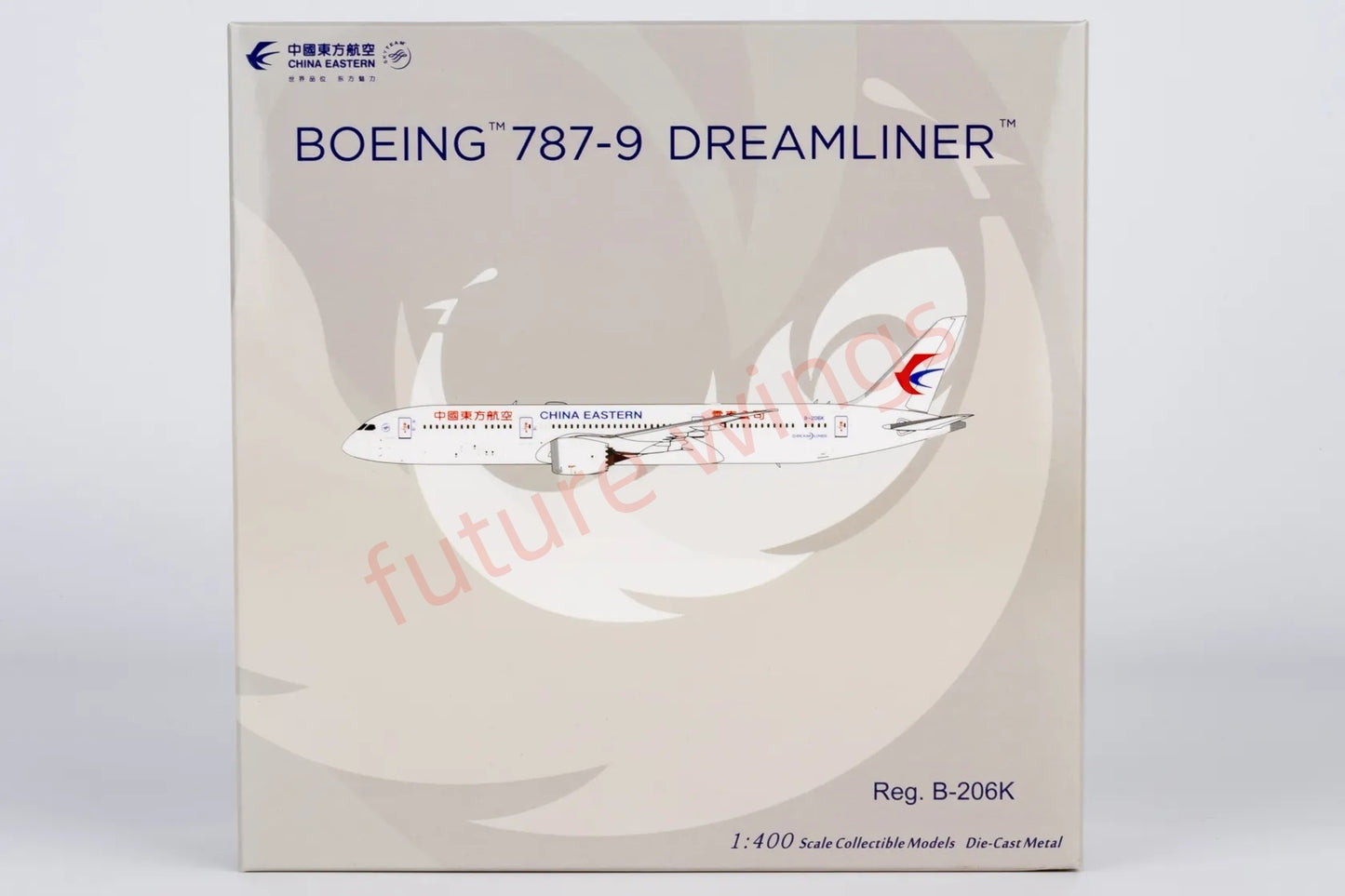 1:400 NG Models NG55138 China Eastern Airlines B787-9 B-206K Aircraft Model+Free Tractor