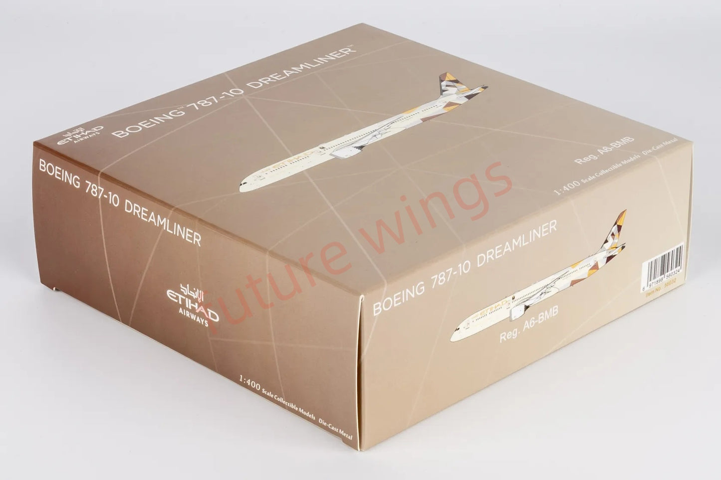 1:400 NG Models NG56032 Etihad Airways B787-10 A6-BMB Aircraft Model+Free Tractor