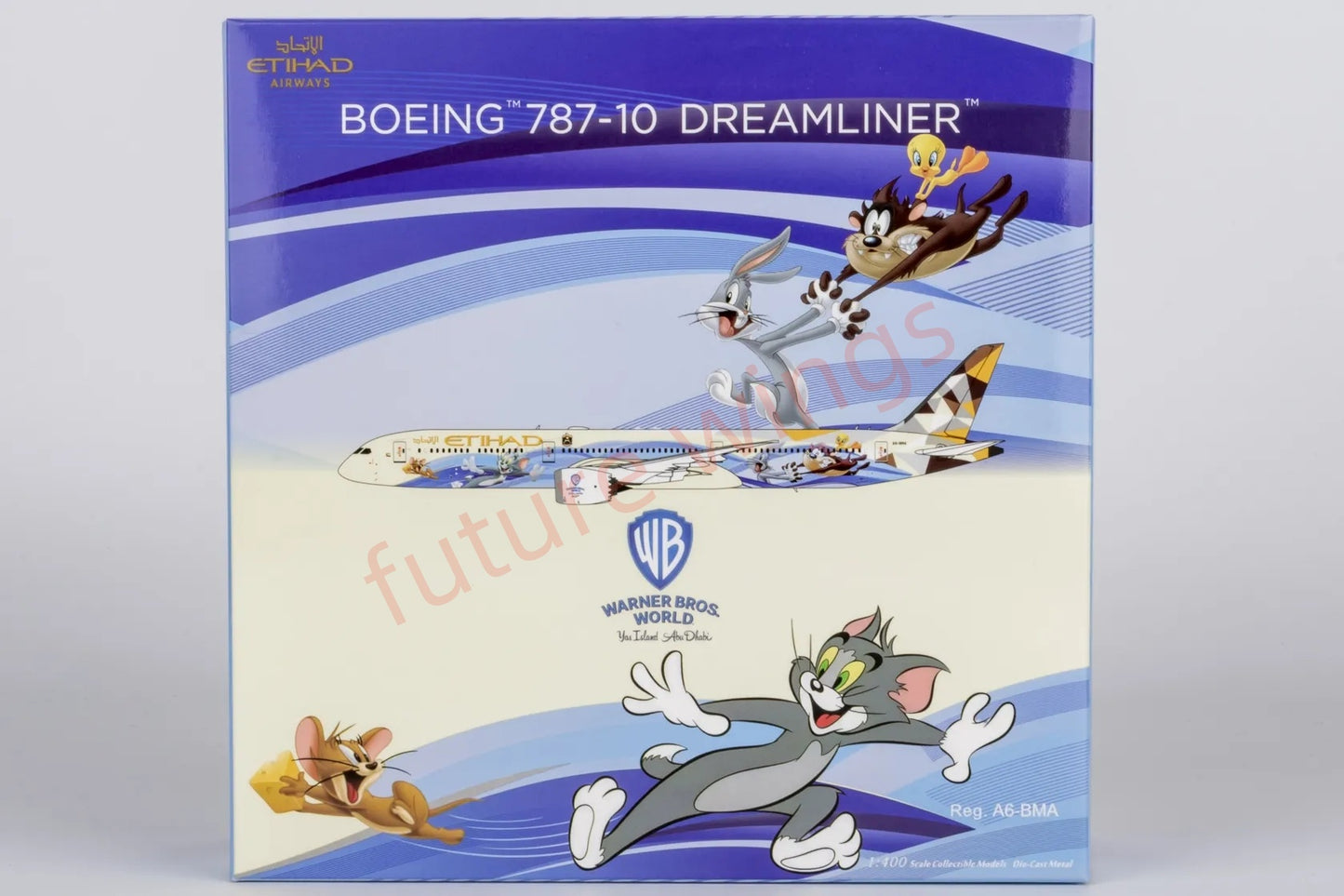 1:400 NG Models NG56031 Etihad Airways B787-10 A6-BMA Aircraft Model+Free Tractor