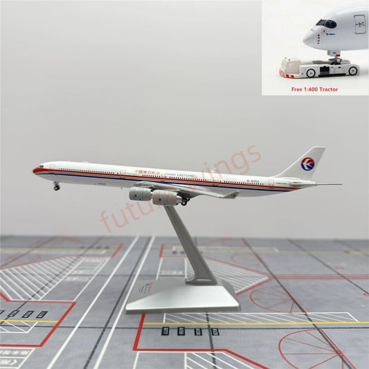 1:400 YY Wings China Eastern Airlines A340-600 B-6052 Aircraft Model+Free Tractor