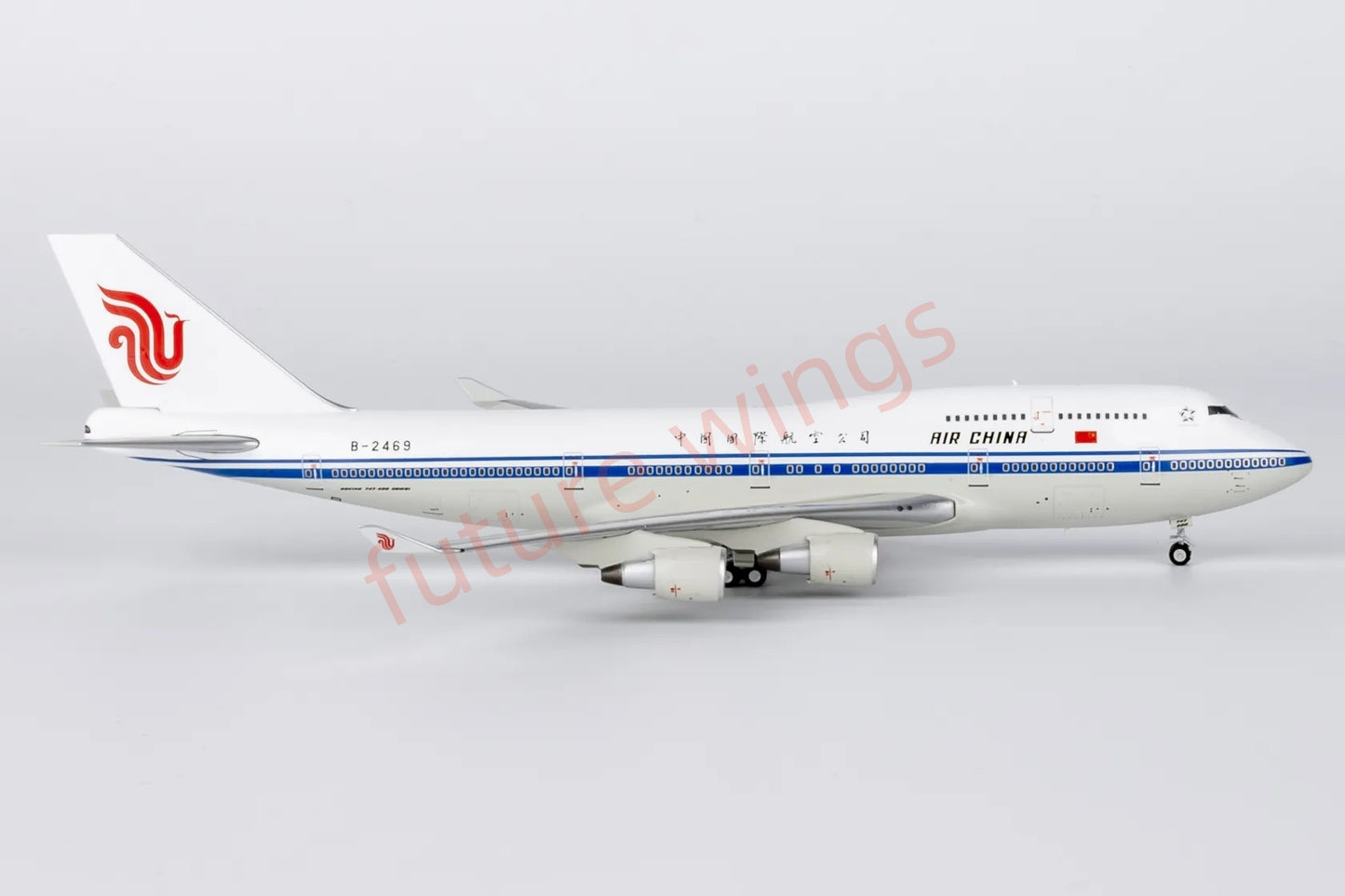 1:400 NG Models NG04008 Air China B747-400M B-2469 Aircraft Model+Free Tractor
