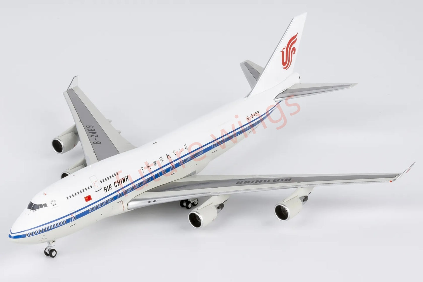 1:400 NG Models NG04008 Air China B747-400M B-2469 Aircraft Model+Free Tractor