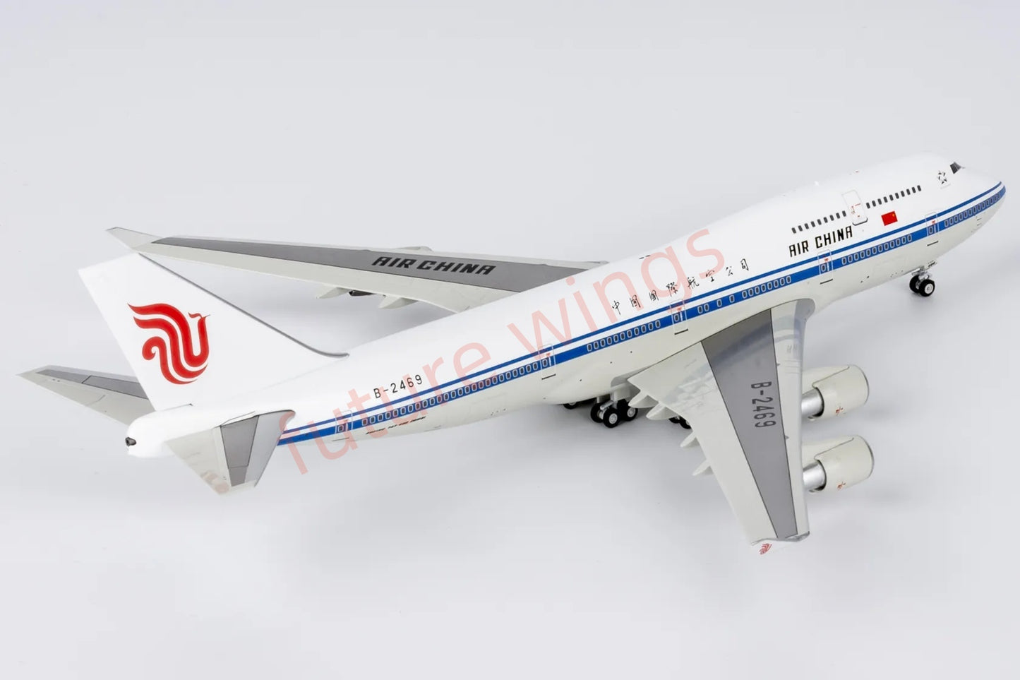 1:400 NG Models NG04008 Air China B747-400M B-2469 Aircraft Model+Free Tractor