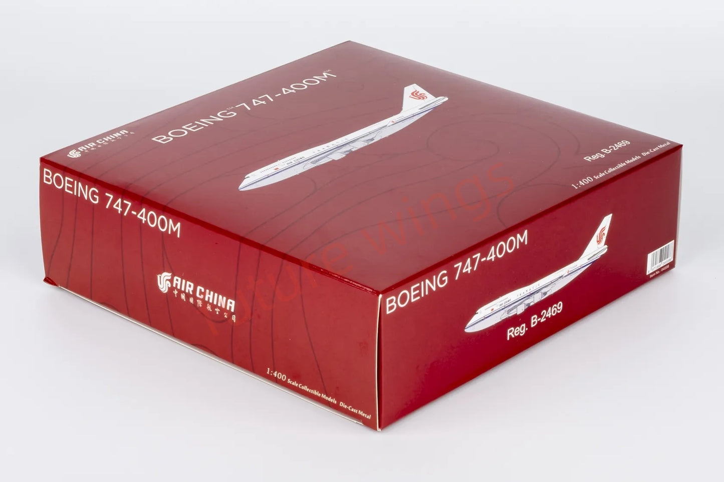 1:400 NG Models NG04008 Air China B747-400M B-2469 Aircraft Model+Free Tractor