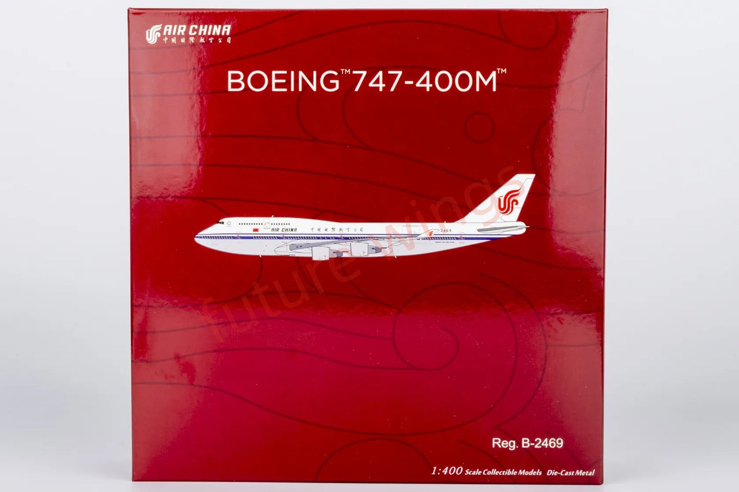 1:400 NG Models NG04008 Air China B747-400M B-2469 Aircraft Model+Free Tractor