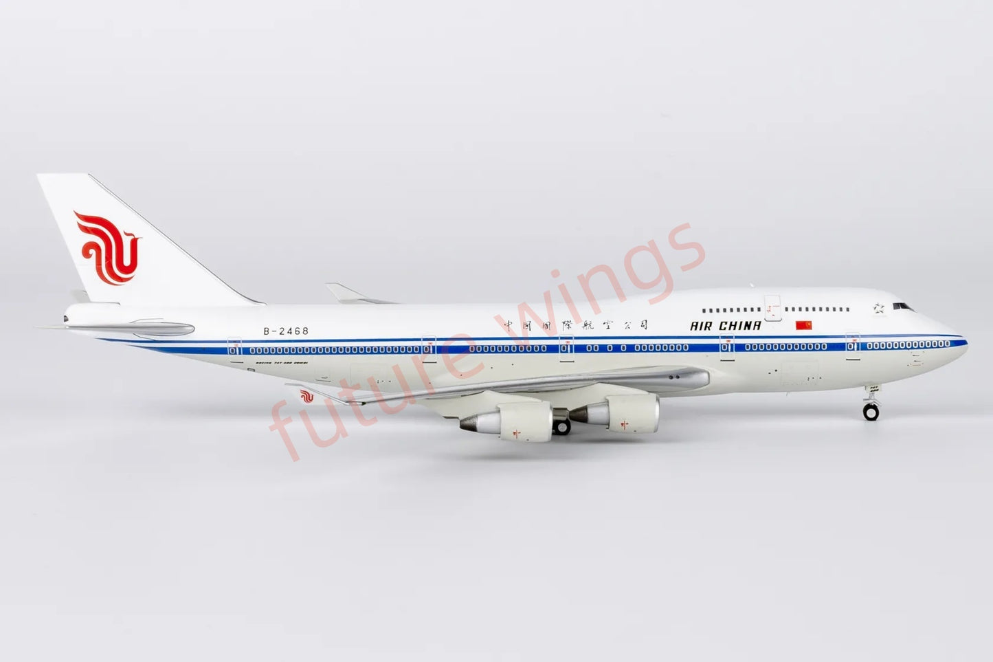 1:400 NG Models NG04007 Air China B747-400M B-2468 Aircraft Model+Free Tractor