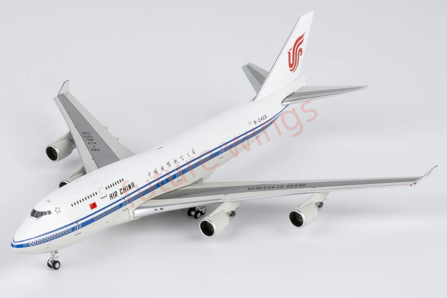 1:400 NG Models NG04007 Air China B747-400M B-2468 Aircraft Model+Free Tractor