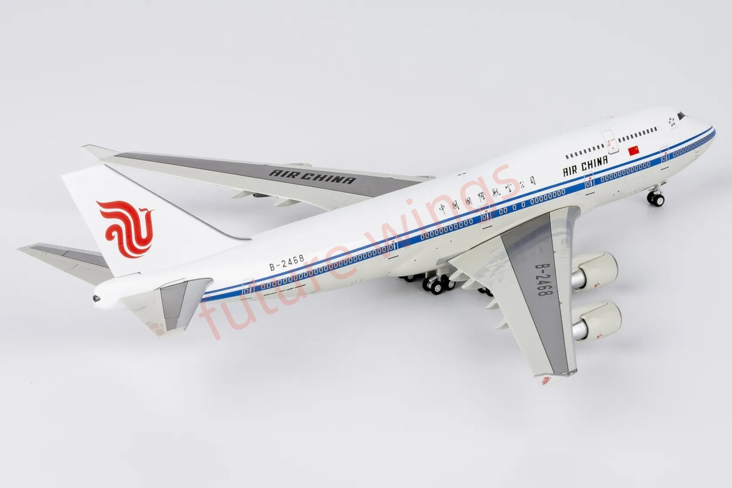 1:400 NG Models NG04007 Air China B747-400M B-2468 Aircraft Model+Free Tractor