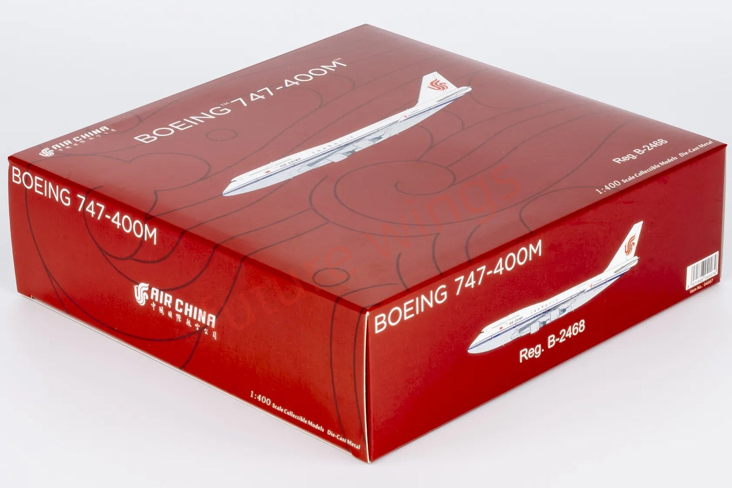 1:400 NG Models NG04007 Air China B747-400M B-2468 Aircraft Model+Free Tractor