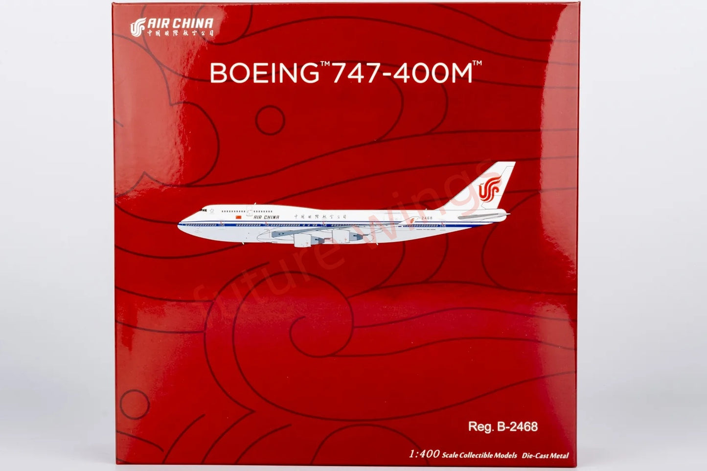 1:400 NG Models NG04007 Air China B747-400M B-2468 Aircraft Model+Free Tractor