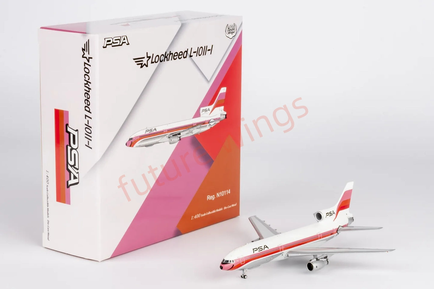 1:400 NG Models NG31038 PSA Lockheed L-1011-1 N10114 Aircraft Model+Free Tractor