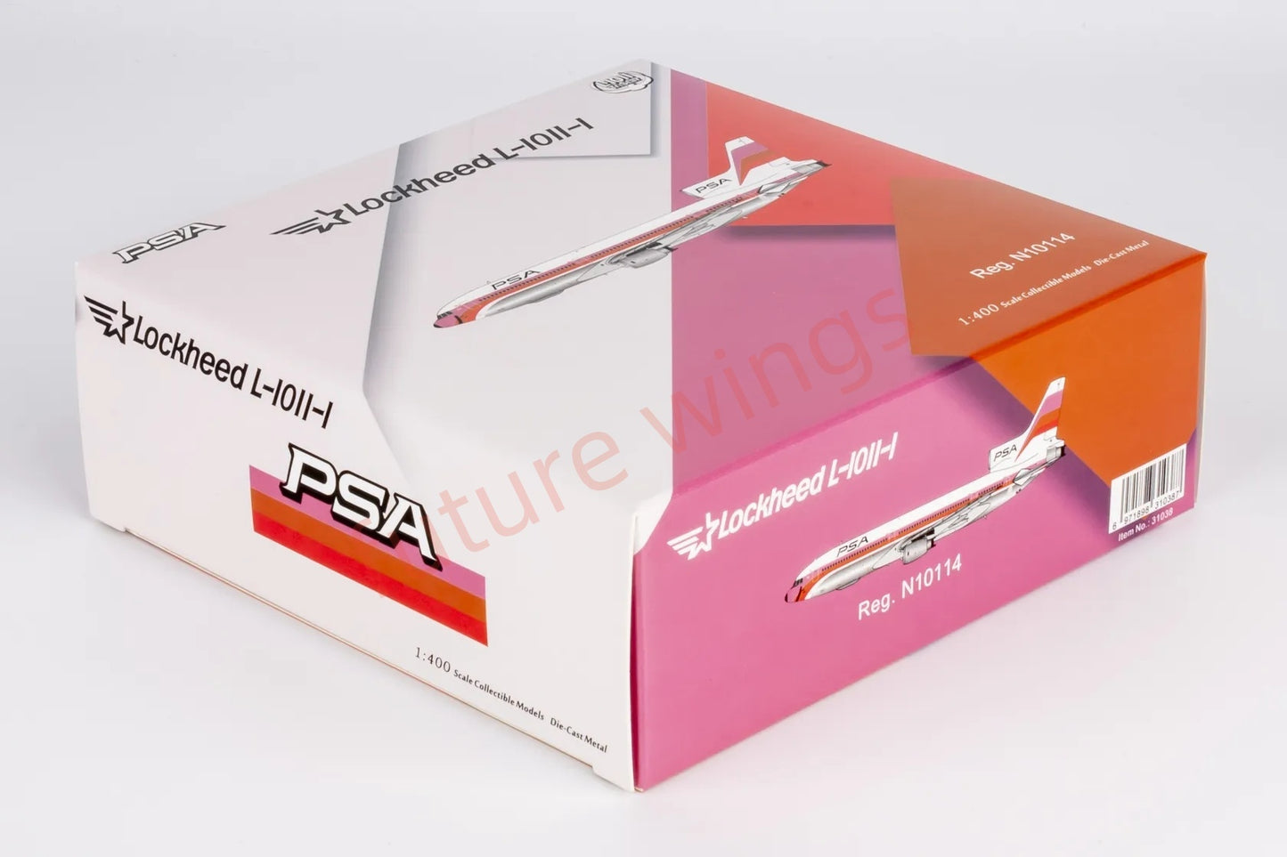 1:400 NG Models NG31038 PSA Lockheed L-1011-1 N10114 Aircraft Model+Free Tractor