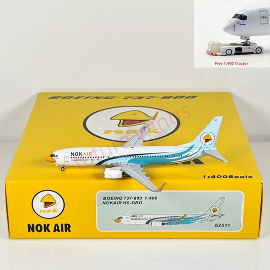 1:400 PandaModel NOK Air B737-800 HS-DBO Aircraft Model+Free Tractor
