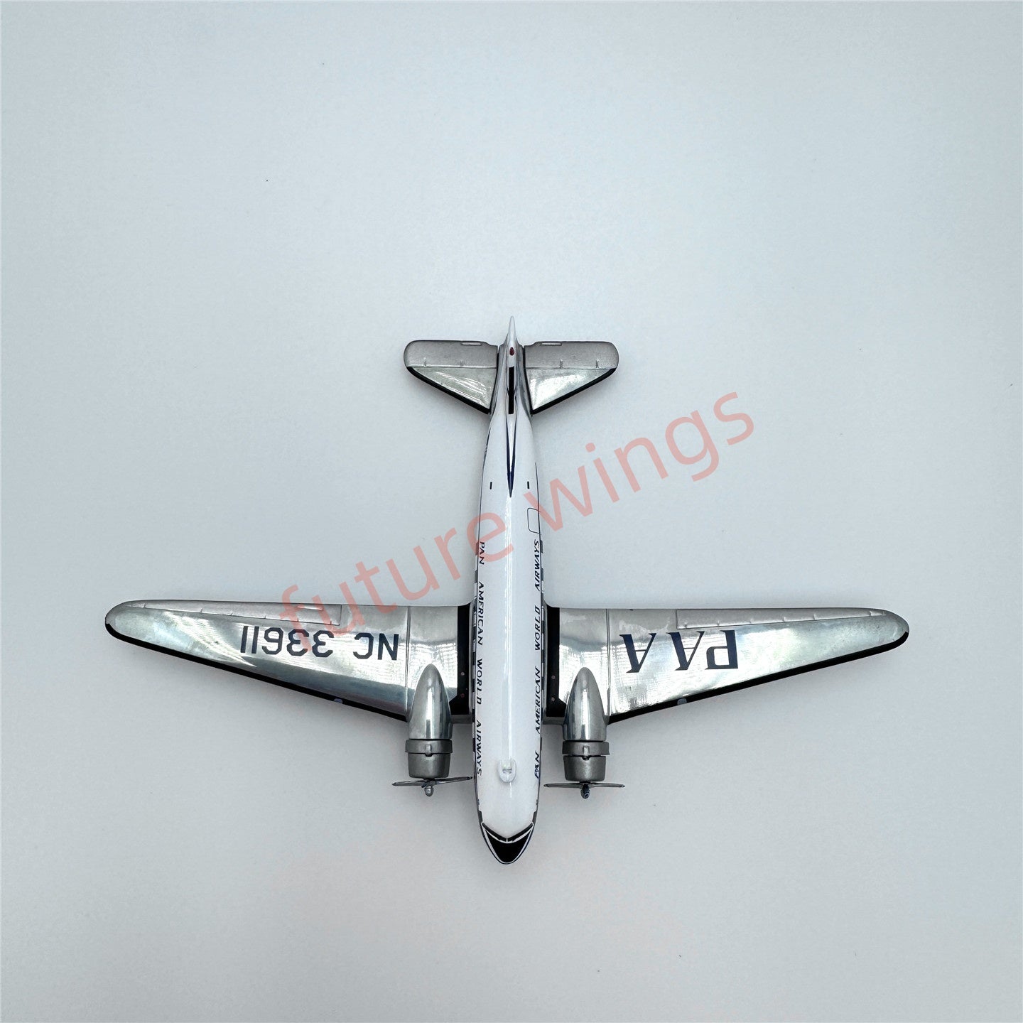 1:200 Herpa Wings PAN AM/Sabena/Swiss/Martin Air Douglas DC-3 Diecast Aircraft Model