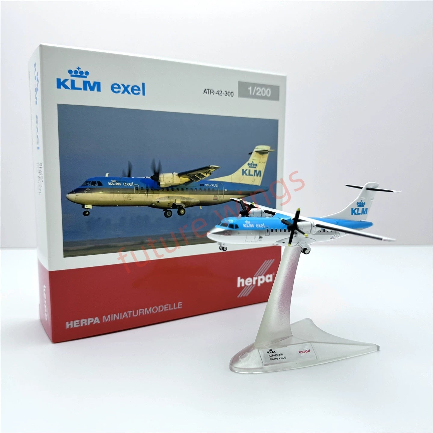 1:200 Herpa Wings KLM/Azul/Iberia/Finnair/Alliance ATR-42/ATR-72 Diecast Aircraft Model