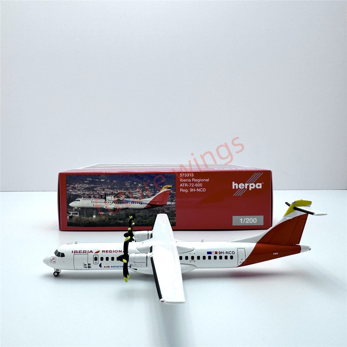 1:200 Herpa Wings KLM/Azul/Iberia/Finnair/Alliance ATR-42/ATR-72 Diecast Aircraft Model