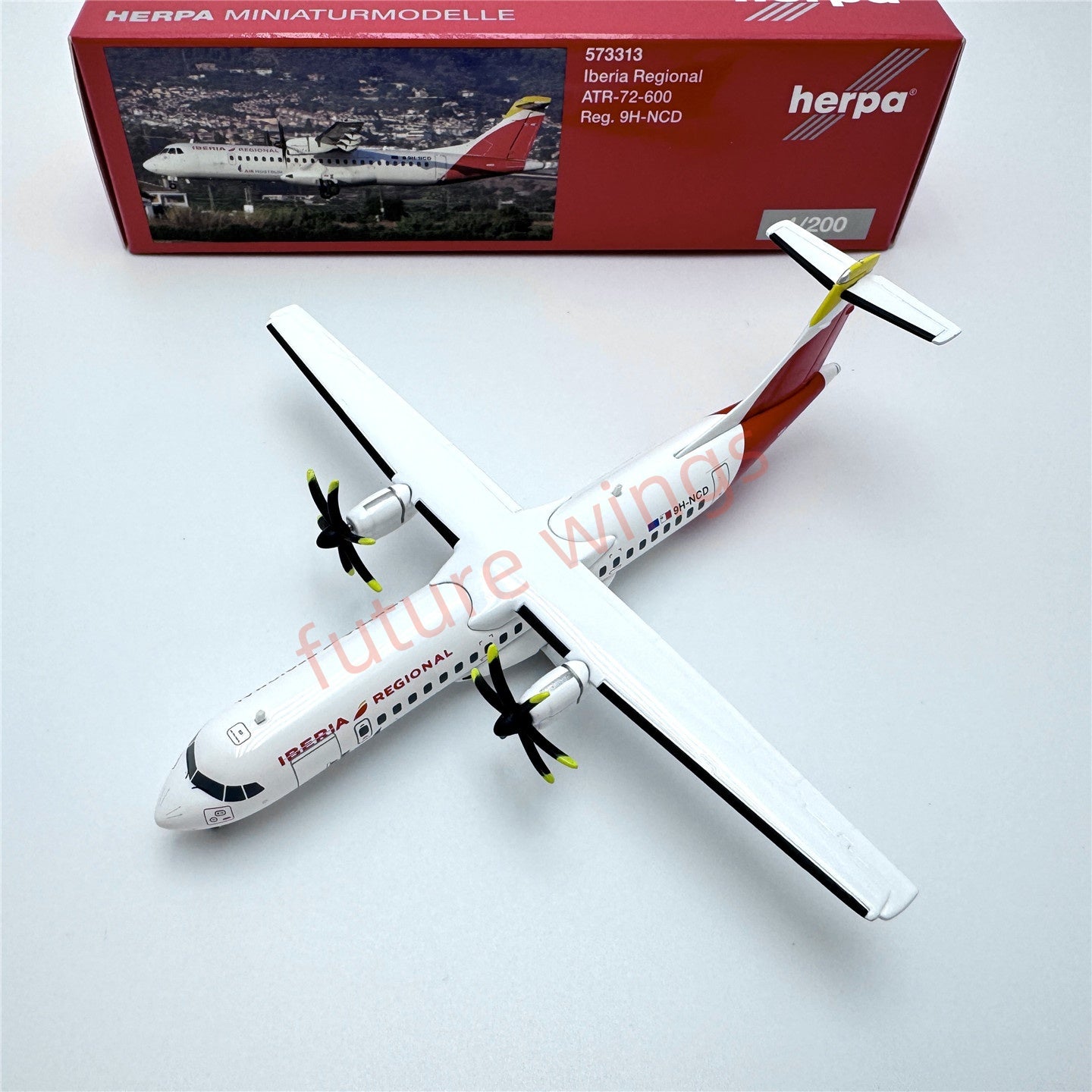 1:200 Herpa Wings KLM/Azul/Iberia/Finnair/Alliance ATR-42/ATR-72 Diecast Aircraft Model