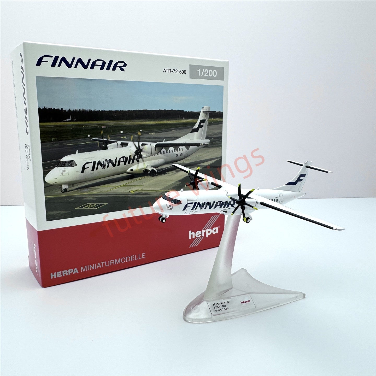 1:200 Herpa Wings KLM/Azul/Iberia/Finnair/Alliance ATR-42/ATR-72 Diecast Aircraft Model