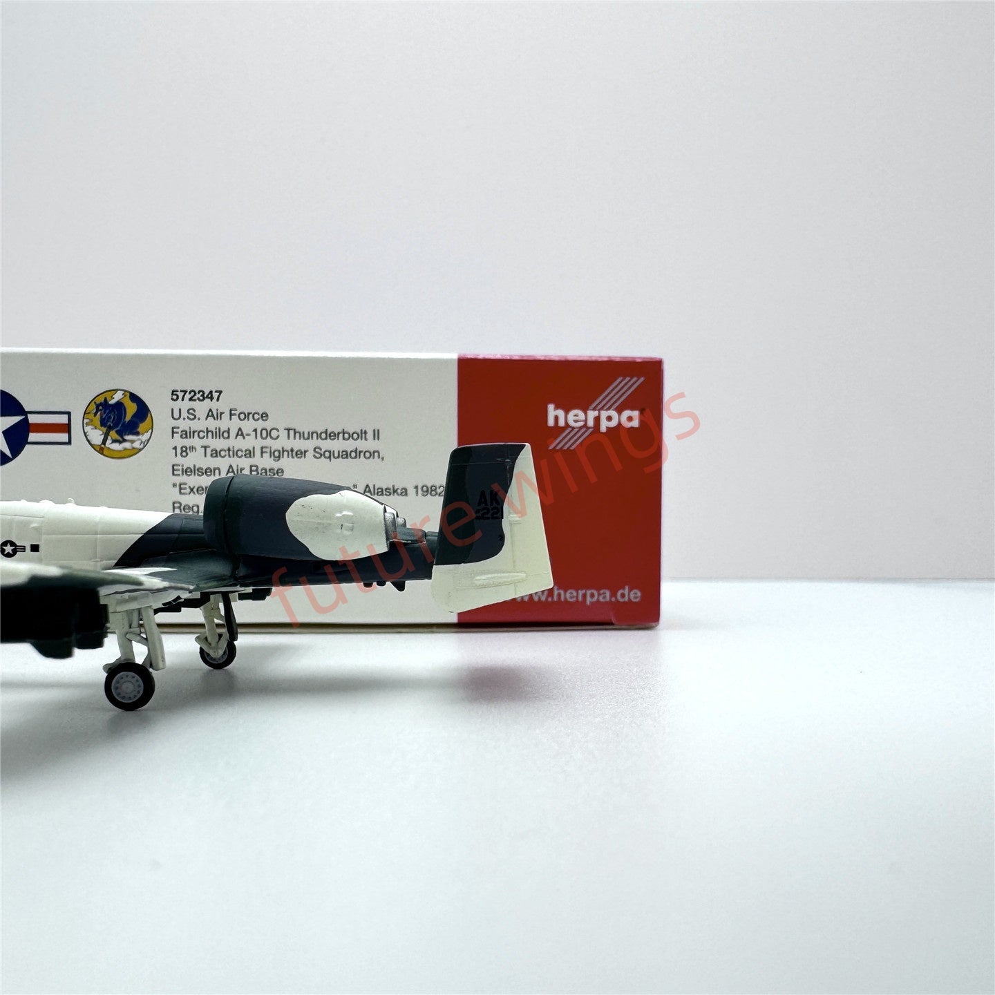 1:200 Herpa Wings USAF Fairchild A-10 Thunderbolt II Diecast Aircraft Model