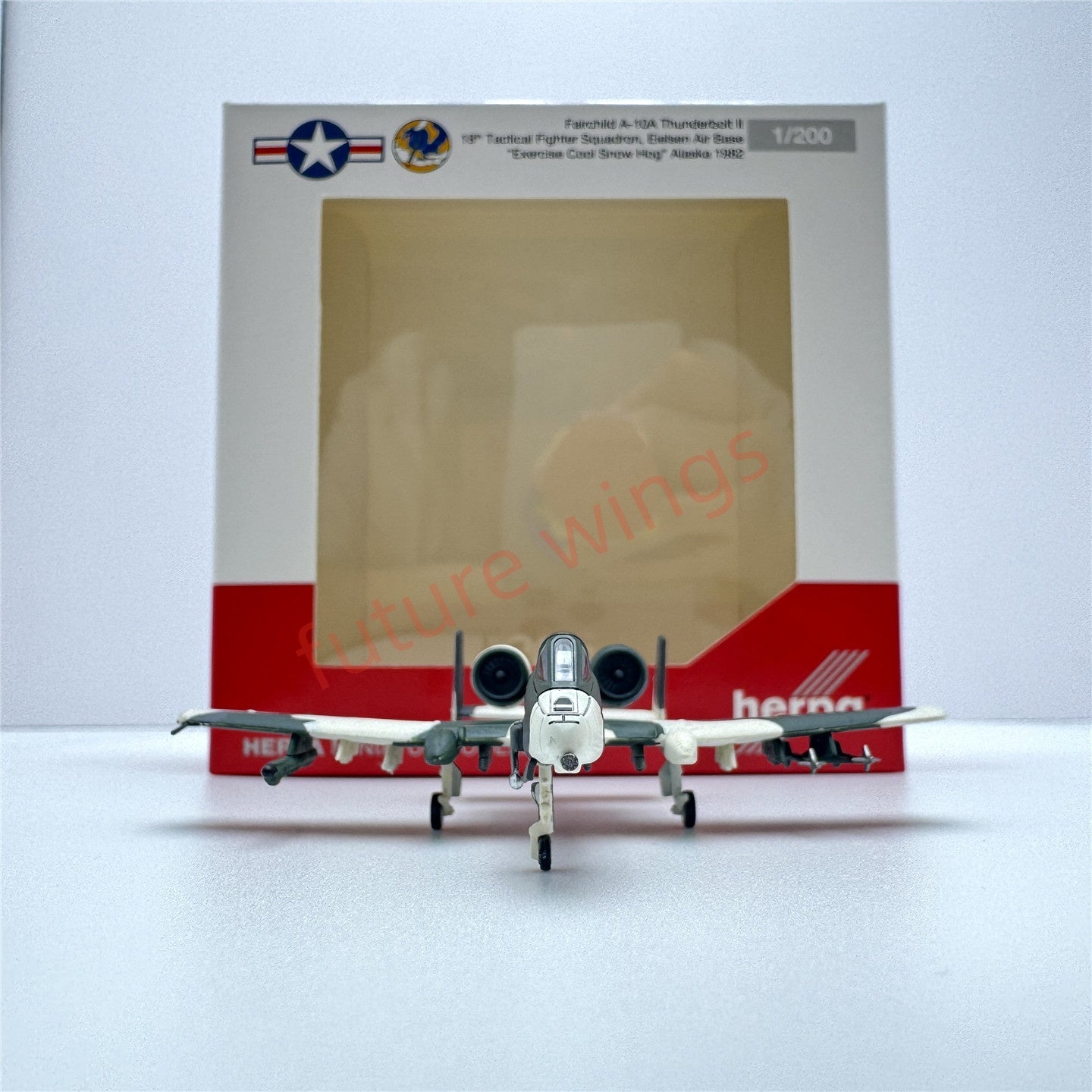 1:200 Herpa Wings USAF Fairchild A-10 Thunderbolt II Diecast Aircraft Model