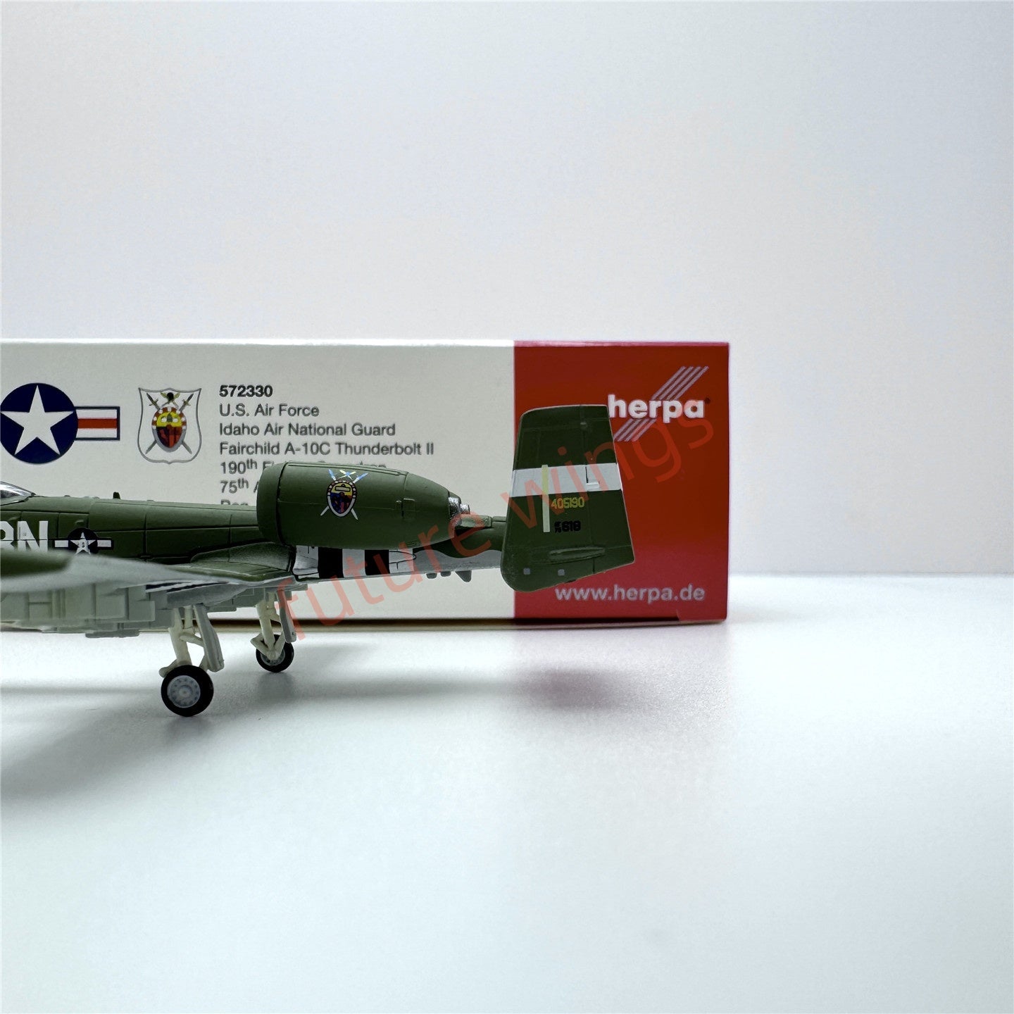 1:200 Herpa Wings USAF Fairchild A-10 Thunderbolt II Diecast Aircraft Model