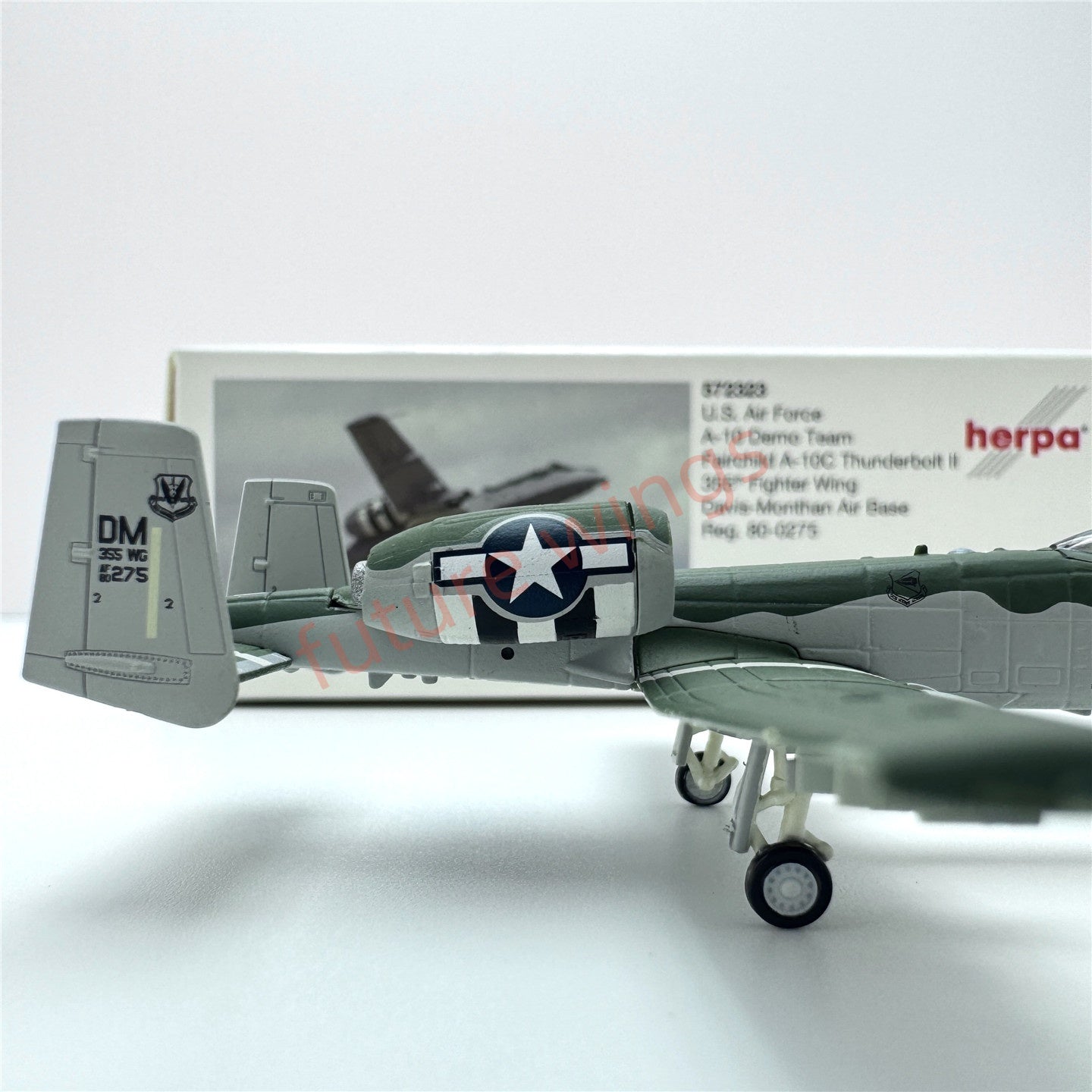 1:200 Herpa Wings USAF Fairchild A-10 Thunderbolt II Diecast Aircraft Model