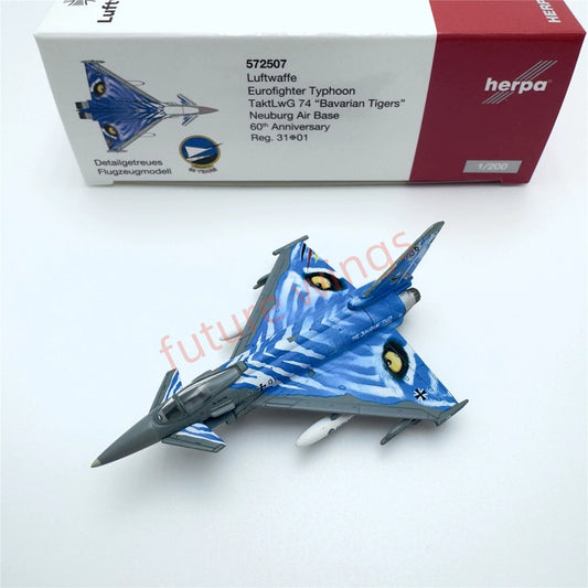 1:200 Herpa Wings Luftwaffe/Austrian Air Force/RAF Eurofighter Typhoon Diecast Aircraft Model