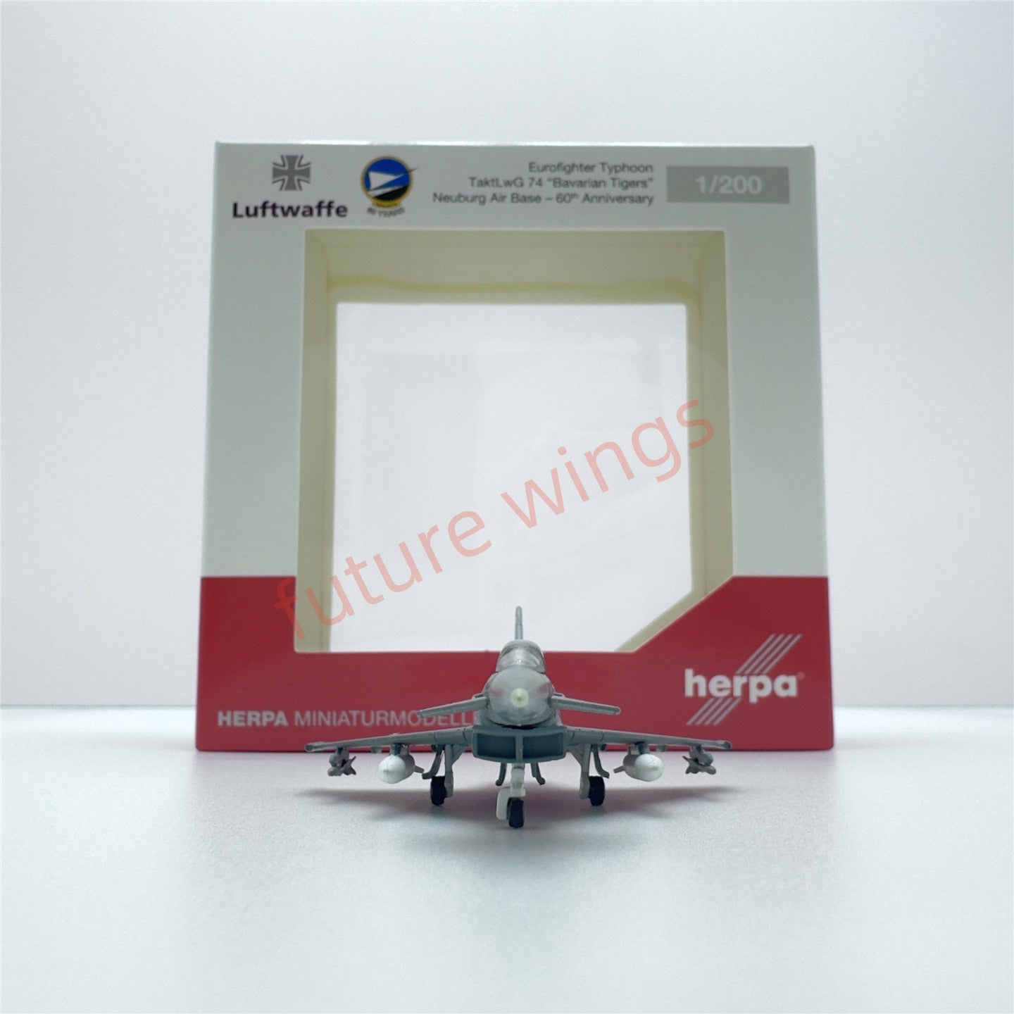 1:200 Herpa Wings Luftwaffe/Austrian Air Force/RAF Eurofighter Typhoon Diecast Aircraft Model