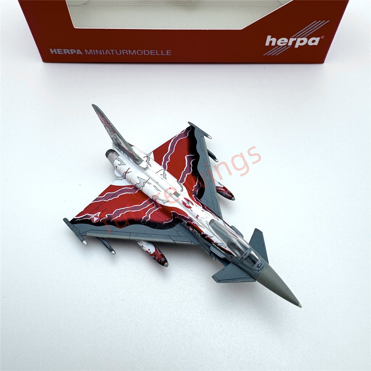 1:200 Herpa Wings Luftwaffe/Austrian Air Force/RAF Eurofighter Typhoon Diecast Aircraft Model