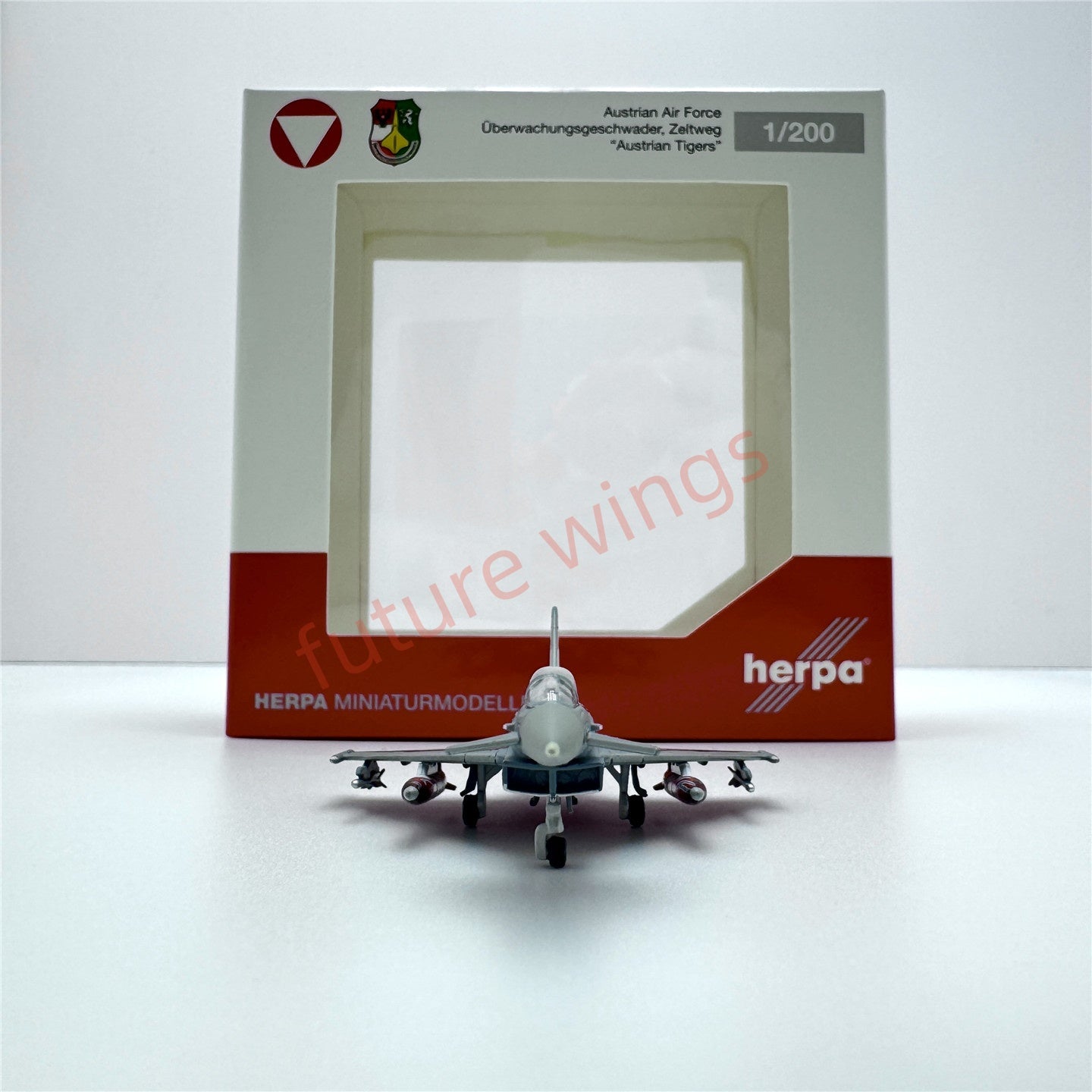 1:200 Herpa Wings Luftwaffe/Austrian Air Force/RAF Eurofighter Typhoon Diecast Aircraft Model