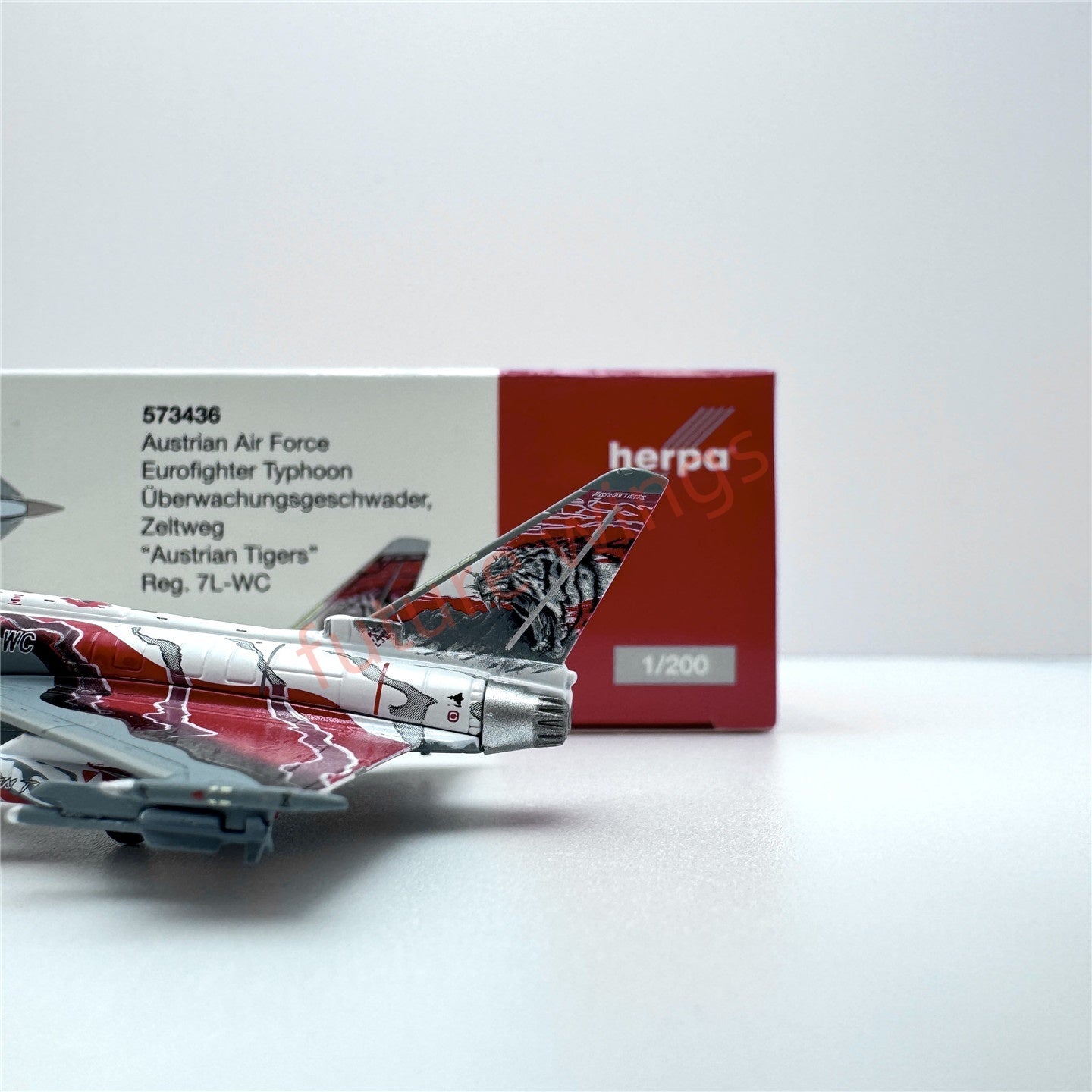 1:200 Herpa Wings Luftwaffe/Austrian Air Force/RAF Eurofighter Typhoon Diecast Aircraft Model