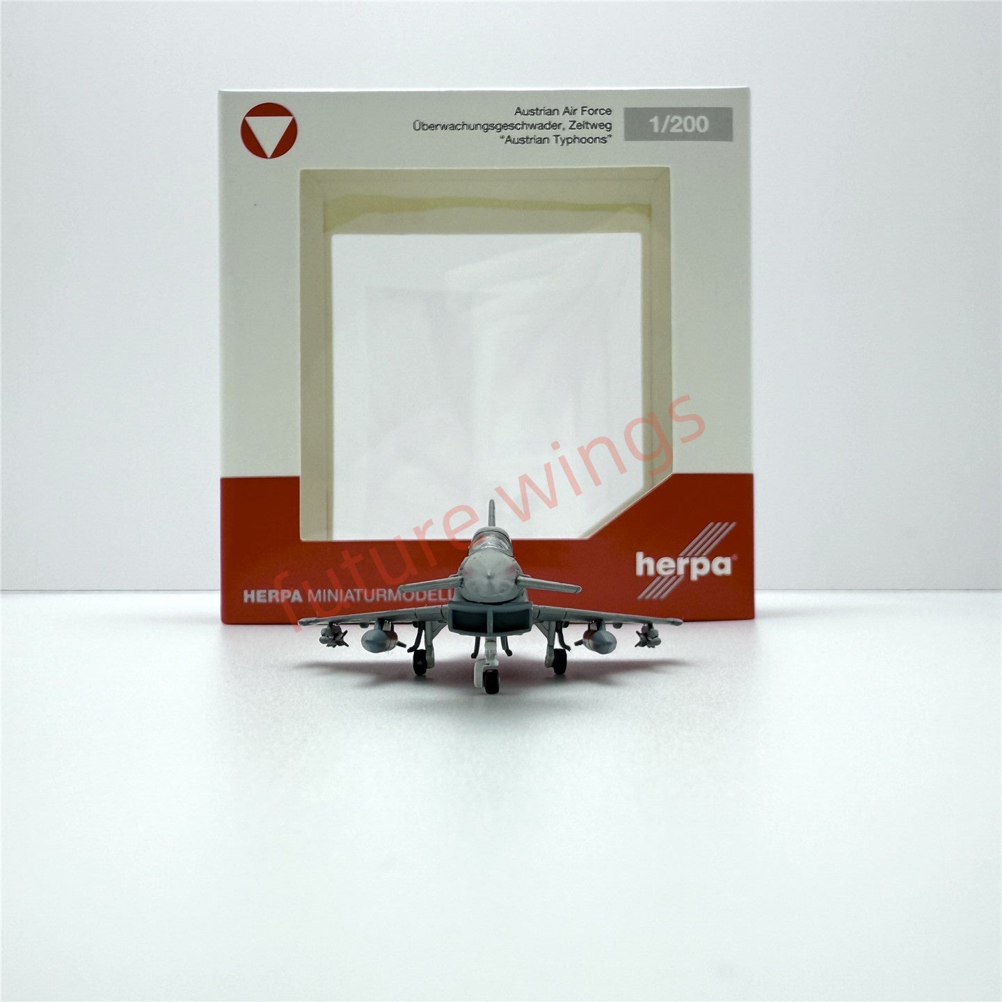 1:200 Herpa Wings Luftwaffe/Austrian Air Force/RAF Eurofighter Typhoon Diecast Aircraft Model