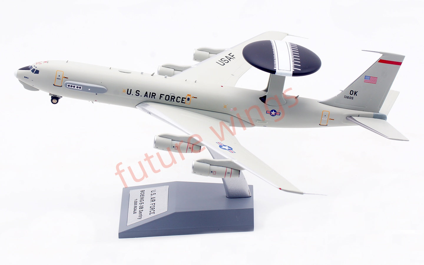 1:200 InFlight200 USAF E-3B 76-1605 Diecast Aircraft Model