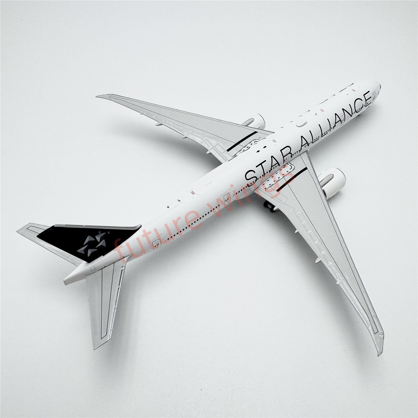 1:400 Geministar EVA Air B777-300ER B-16715 B-16701 "STAR ALLIANCE" Aircraft Model+Free Tractor