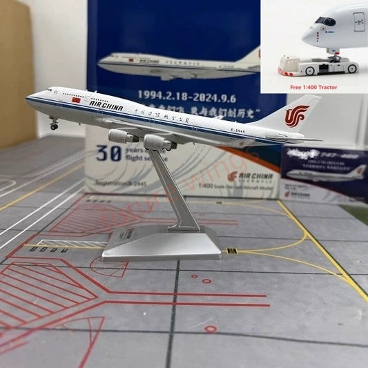 1:400 YY Wings Air China B747-400 B-2445 B-2447 B-2472 Free Tractor +Stand