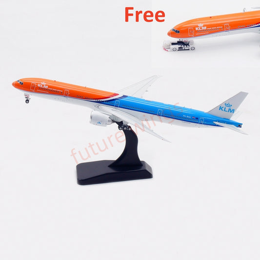 1:400 Aviation400 KLM B777-300ER PH-BVA Aircraft Model Free Tractor+Stand