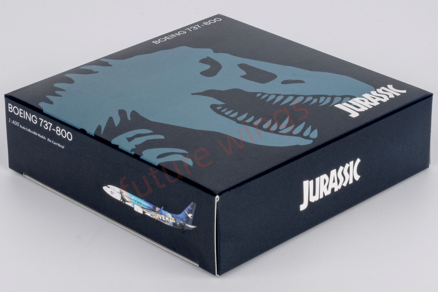 1:400 NG ModelsxBob Models NG58228 Xiamen Air B737-800 B-5487 "Jurassic World"Aircraft Model+Free Tractor
