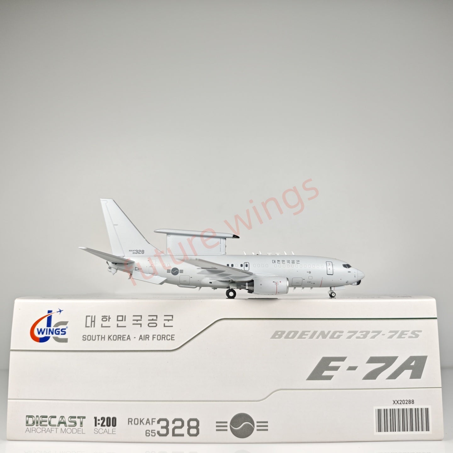 1:200 JC Wings South Korea Air Force B737-700 E-7 Peace Eye 65-328 Aircraft Model