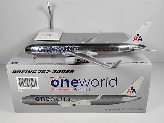 1:200 JC Wings LH2172 American Airlines B767-300ER N395AN "One World"Diecast Aircraft Model