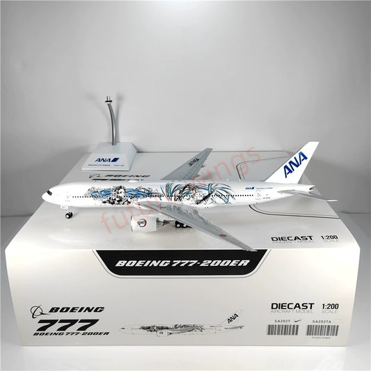 1:200 JC Wings SA2027 ANA B777-200ER JA745A Diecast Aircraft Model