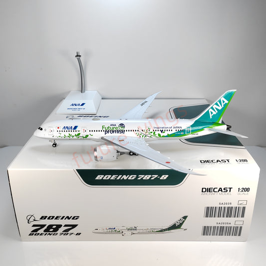 1:200 JC Wings SA2035 ANA B787-8 JA874A Diecast Aircraft Model