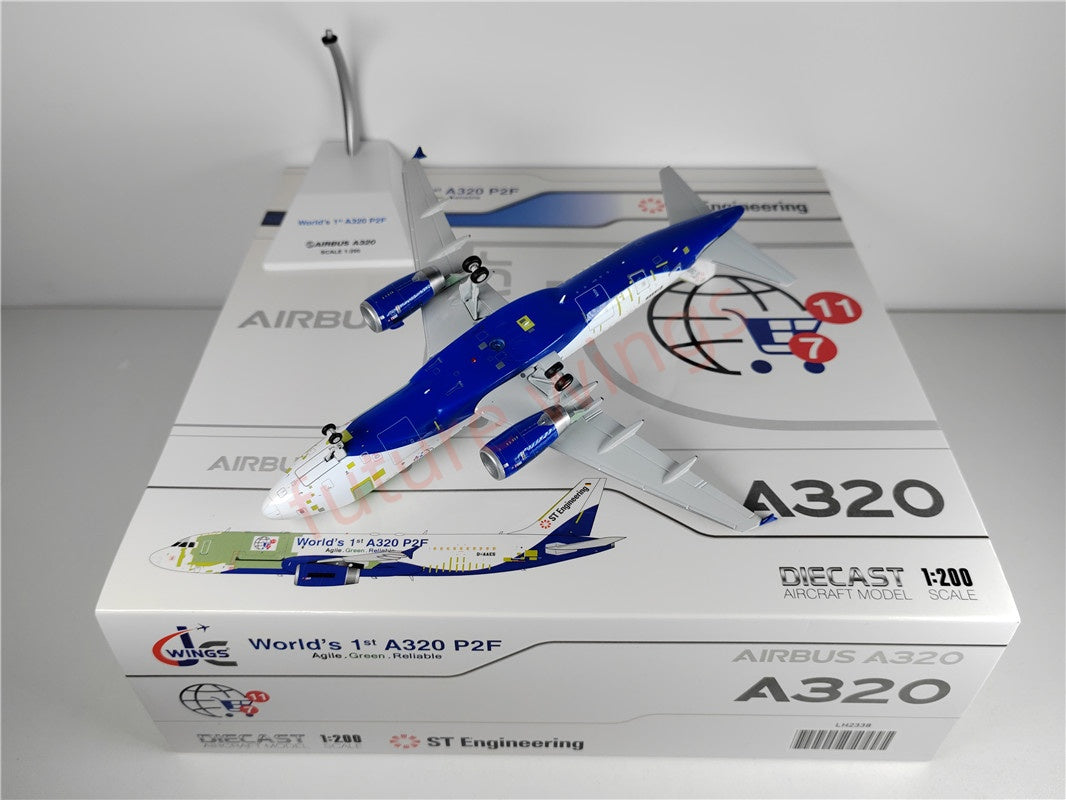 1:200 JC Wings LH2338 Airbus A320P2F D-AAES Diecast Aircraft Model
