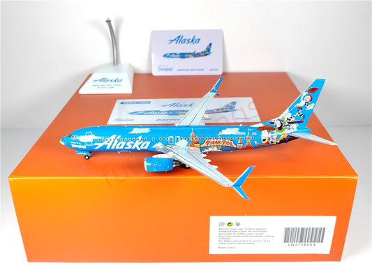 1:200 JC Wings EW2738004 Alaska Airlines B737-800 N537AS Diecast Aircraft Model