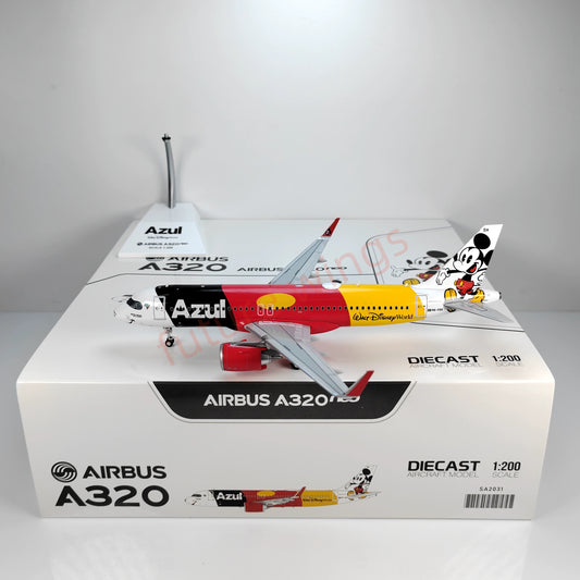 1:200 JC Wings SA2031 Azul A320neo PR-YSH Diecast Aircraft Model