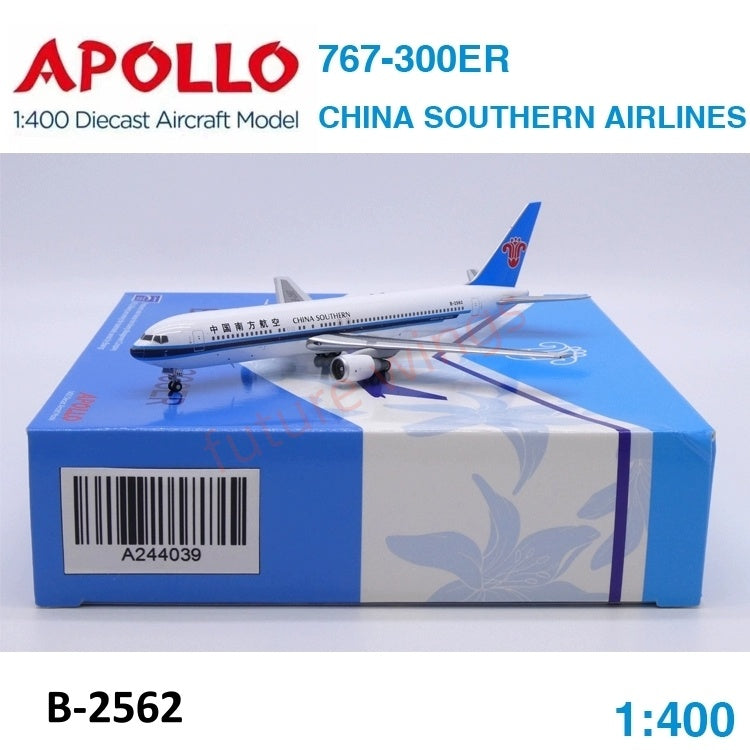 1:400 Apollo China Southern Airlines B767-300ER  B-2566/B-2561/B-2562 Aircraft Model+Free Tractor