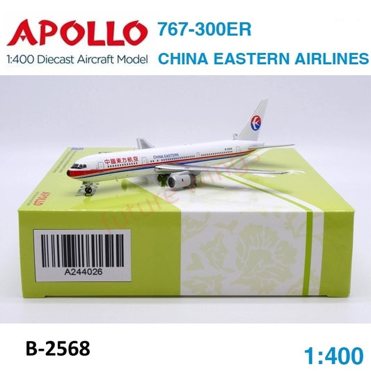 1:400 Apollo China Eastern Airlines B767-300ER B-2568/B-2569/B-5001 Aircraft Model+Free Tractor