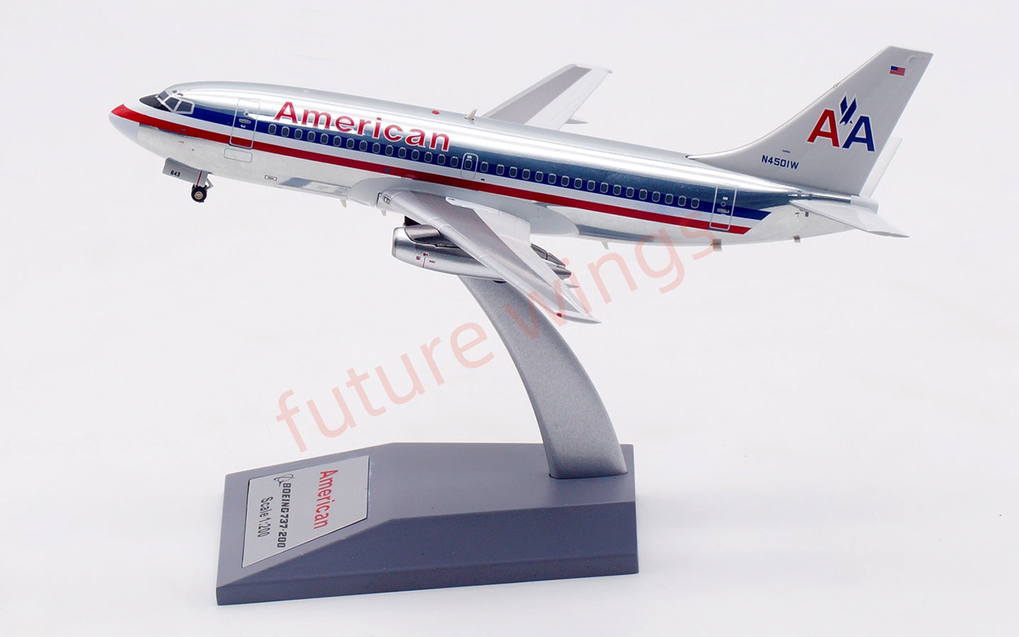 1:200 InFlight200 American Airlines B737-200 N4501W Diecast Aircraft Model