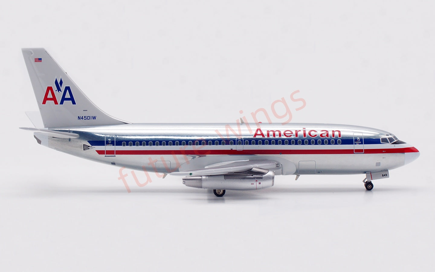 1:200 InFlight200 American Airlines B737-200 N4501W Diecast Aircraft Model